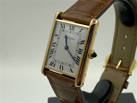 vintage cartier watch gold|value of old cartier watches.